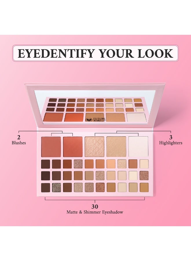 Future Makeup Eyedentify Your Worth Face & Eyes Palette - Image 5